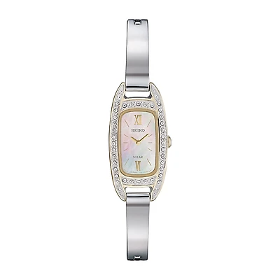 Seiko Womens Silver Tone Stainless Steel Bracelet Watch Sup388