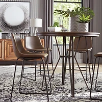 Signature Design by Ashley® Collins 2-pc. Counter Height Upholstered Bar Stool