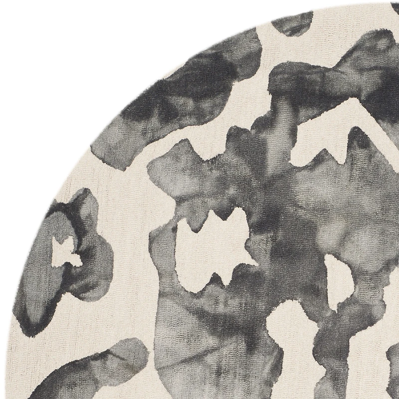 Safavieh Dip Dye Collection Emma Abstract Round Area Rug