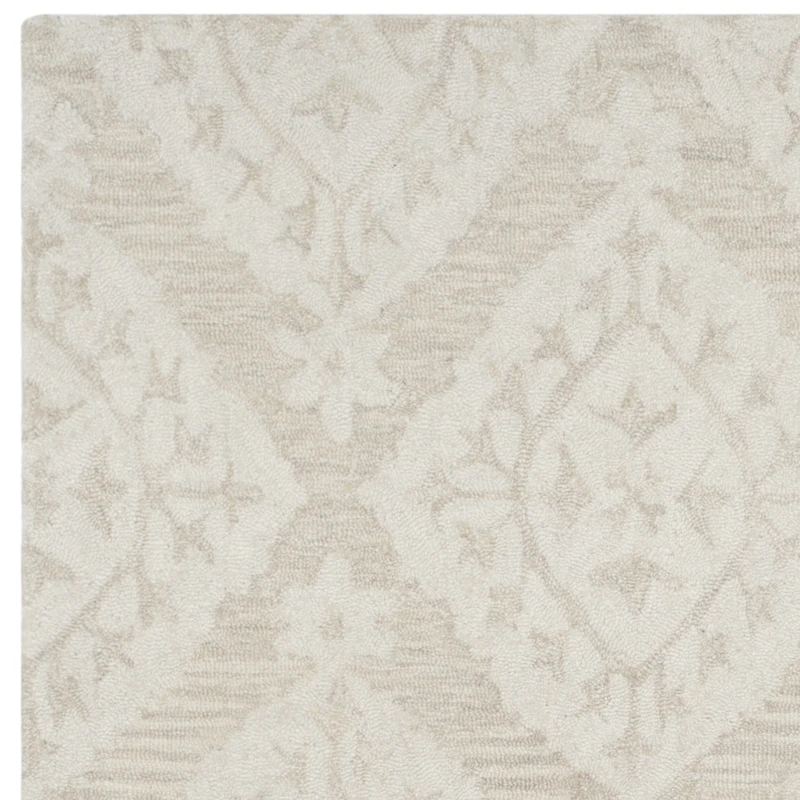 Safavieh Micro-Loop Collection Tracery Damask Round Area Rug