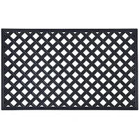 Achim Wrought Iron Lattice Rubber 18"X30" Doormat