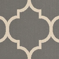 Safavieh Courtyard Collection Amias Geometric Indoor/Outdoor Runner Rug