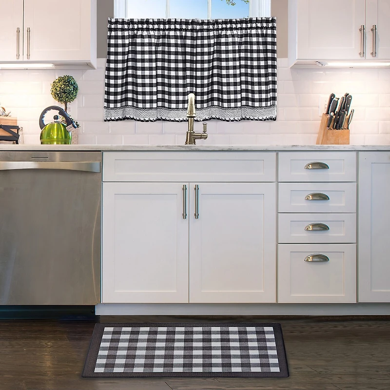 Achim Buffalo Check Anti-Fatigue 18"X30" Kitchen Mat