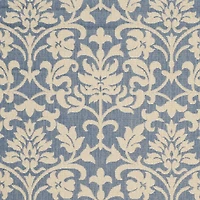 Safavieh Courtyard Collection Lyla Floral Indoor/Outdoor Square Area Rug