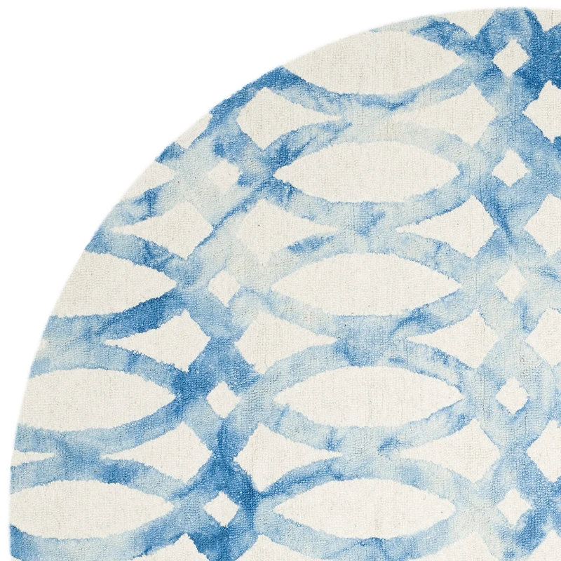 Safavieh Dip Dye Collection Maralyn Geometric Round Area Rug