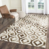 Safavieh Dip Dye Collection Lucian Geometric Square Area Rug