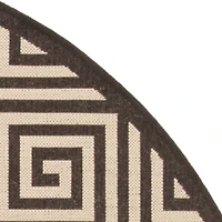 Safavieh Linden Collection Zoie Geometric Round Area Rug