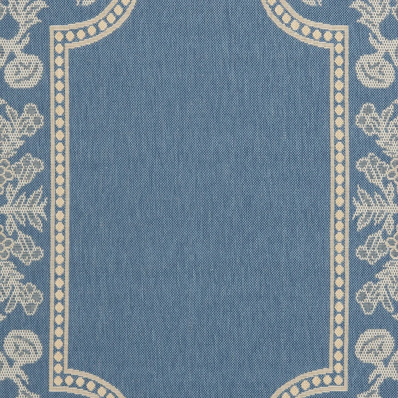 Safavieh Courtyard Collection Kestrel Oriental Indoor/Outdoor Round Area Rug