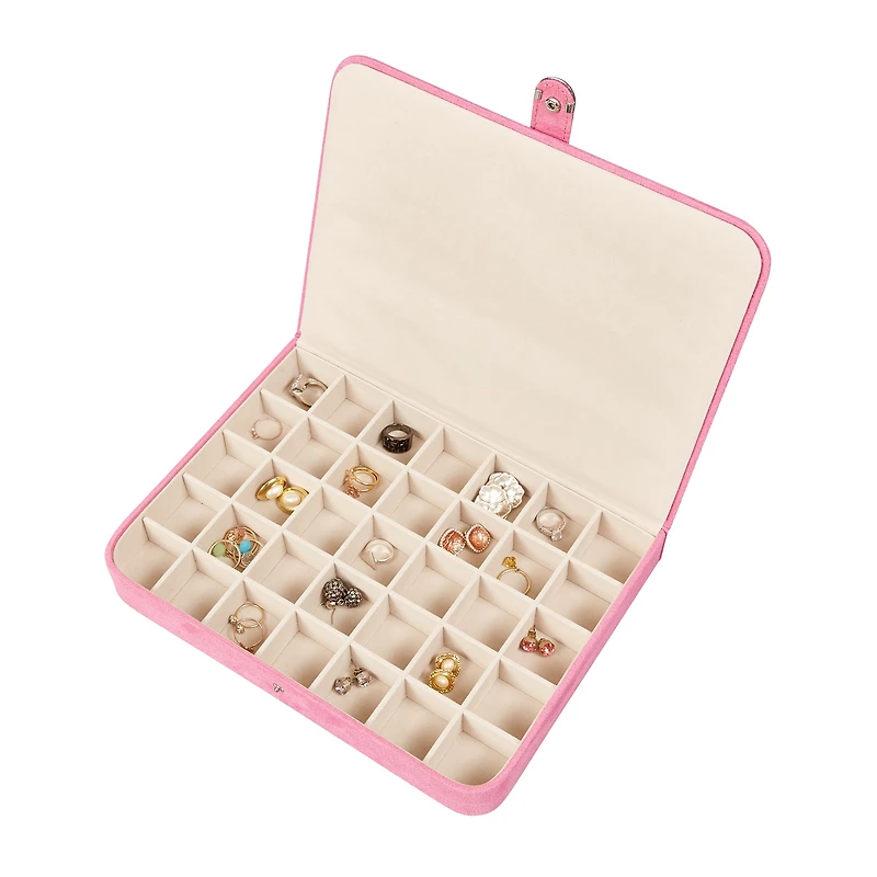 Mele and Co Cameron Plush Pink Travel Case