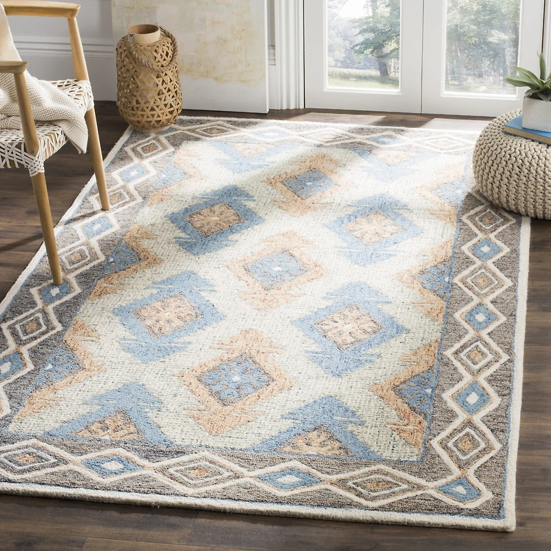 Safavieh Micro-Loop Collection Romeo Geometric Area Rug