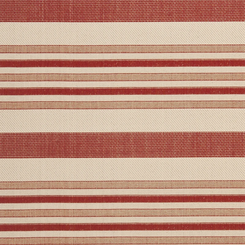 Safavieh Courtyard Collection Ercan Stripe Indoor/Outdoor Square Area Rug