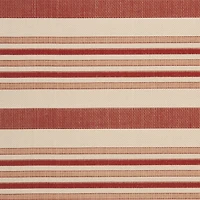 Safavieh Courtyard Collection Ercan Stripe Indoor/Outdoor Square Area Rug