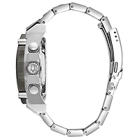 Bulova Precisionist Mens Silver Tone Stainless Steel Bracelet Watch 98b316