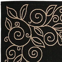 Safavieh Courtyard Collection Kiaran Floral Indoor/Outdoor Runner Rug