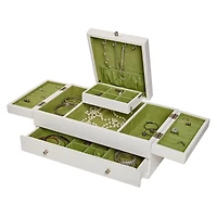 Mele and Co Everly Triple Lid Jewelry Box
