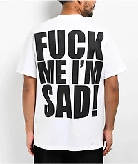 $AD BOYZ  by Junior H Broken Heart White T-Shirt