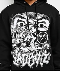$AD BOYZ  by Junior H Eyes Black Hoodie