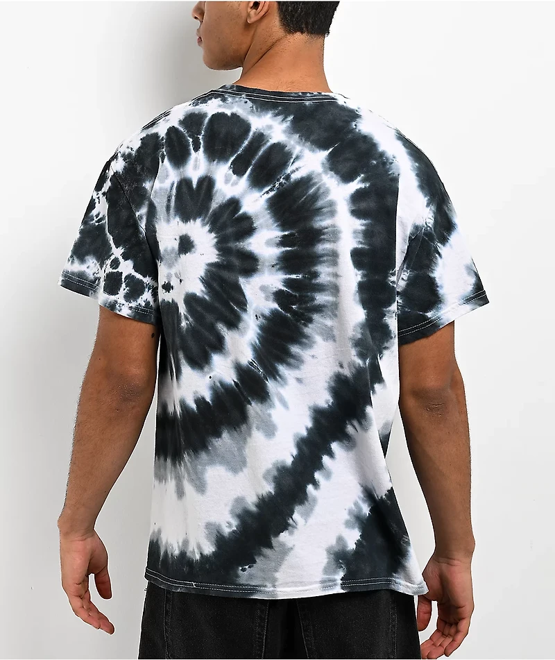 $AD BOYZ by Junior H Wired Tie Dye Black T-Shirt