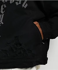$AD BOYZ  x Embellish Cross Black Work Jacket