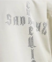 $AD BOYZ  x Embellish Cross White T-Shirt