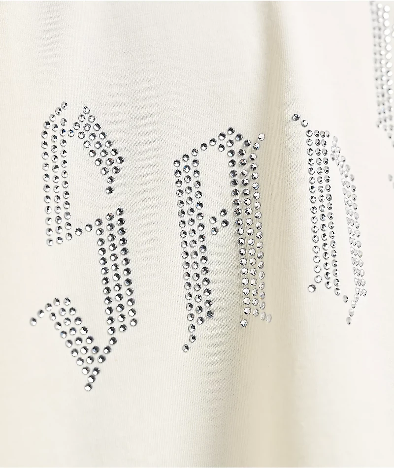 $AD BOYZ  x Embellish Cross White T-Shirt