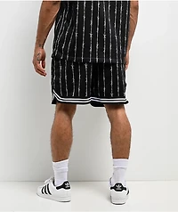 $AD BOYZ By Junior H Arrows Black Mesh Shorts