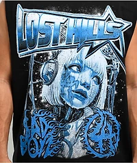 $AD BOYZ by Junior H  X Lost Hills Future Black Tank Top