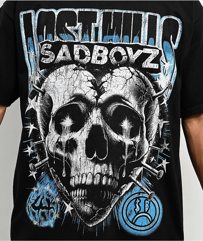 $AD BOYZ by Junior H  X Lost Hills Nails Black T-Shirt