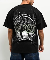 $AD BOYZ by Junior H  X Lost Hills Skeleton Black T-Shirt