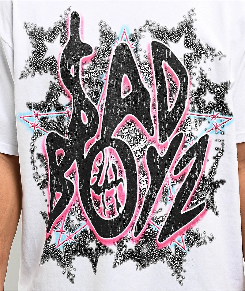 $AD BOYZ by Junior H  X Lost Hills Stars White T-Shirt