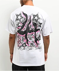 $AD BOYZ by Junior H  X Lost Hills Stars White T-Shirt