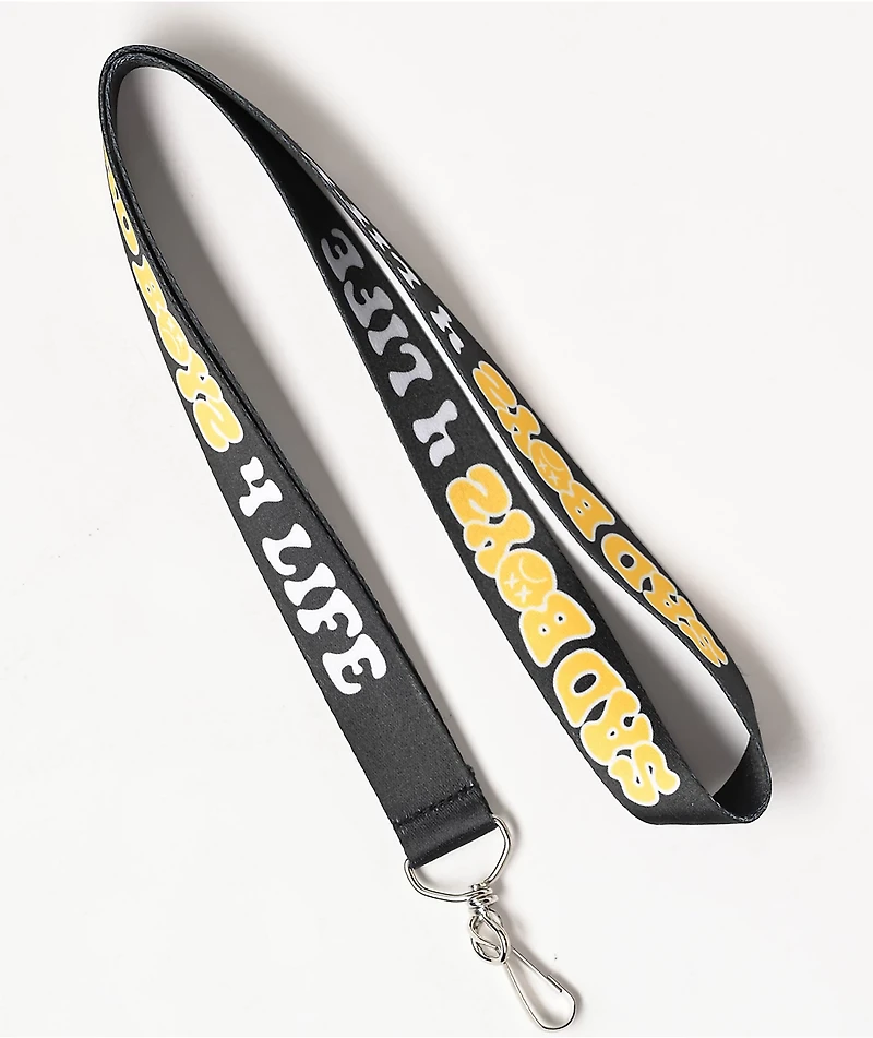 $AD BOYZ by Junior H 4 Life Black Lanyard