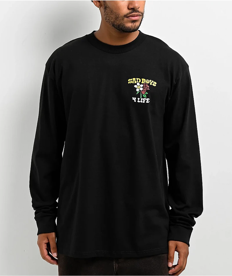 $AD BOYZ by Junior H 4 Life Black Long Sleeve T-Shirt