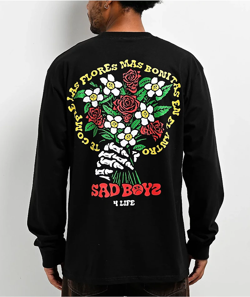 $AD BOYZ by Junior H 4 Life Black Long Sleeve T-Shirt