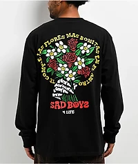 $AD BOYZ by Junior H 4 Life Black Long Sleeve T-Shirt