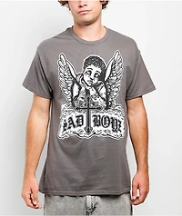 $AD BOYZ by Junior H Angel Armori Charcoal T-Shirt