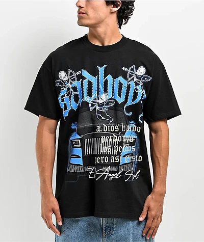 $AD BOYZ by Junior H Angels Black T-Shirt
