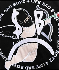 $AD BOYZ by Junior H Arrows Black & White Varsity Jacket
