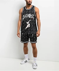 $AD BOYZ by Junior H Arrows Black Basketball Jersey