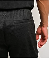 $AD BOYZ by Junior H Baller Black Mesh Shorts