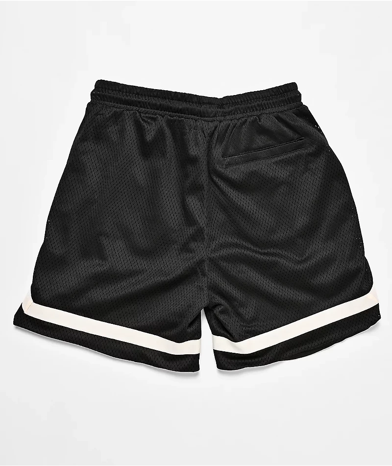 $AD BOYZ by Junior H Baller Black Mesh Shorts