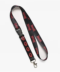 $AD BOYZ by Junior H Black & Red Lanyard