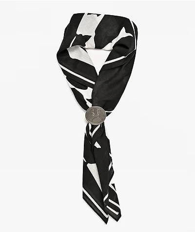 $AD BOYZ by Junior H Black Bandana Tie