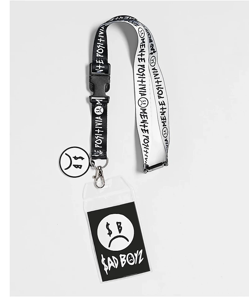 $AD BOYZ by Junior H Black Lanyard