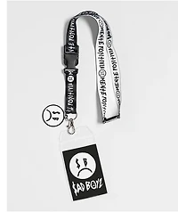 $AD BOYZ by Junior H Black Lanyard