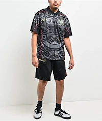 $AD BOYZ by Junior H Black Mesh Soccer Shorts