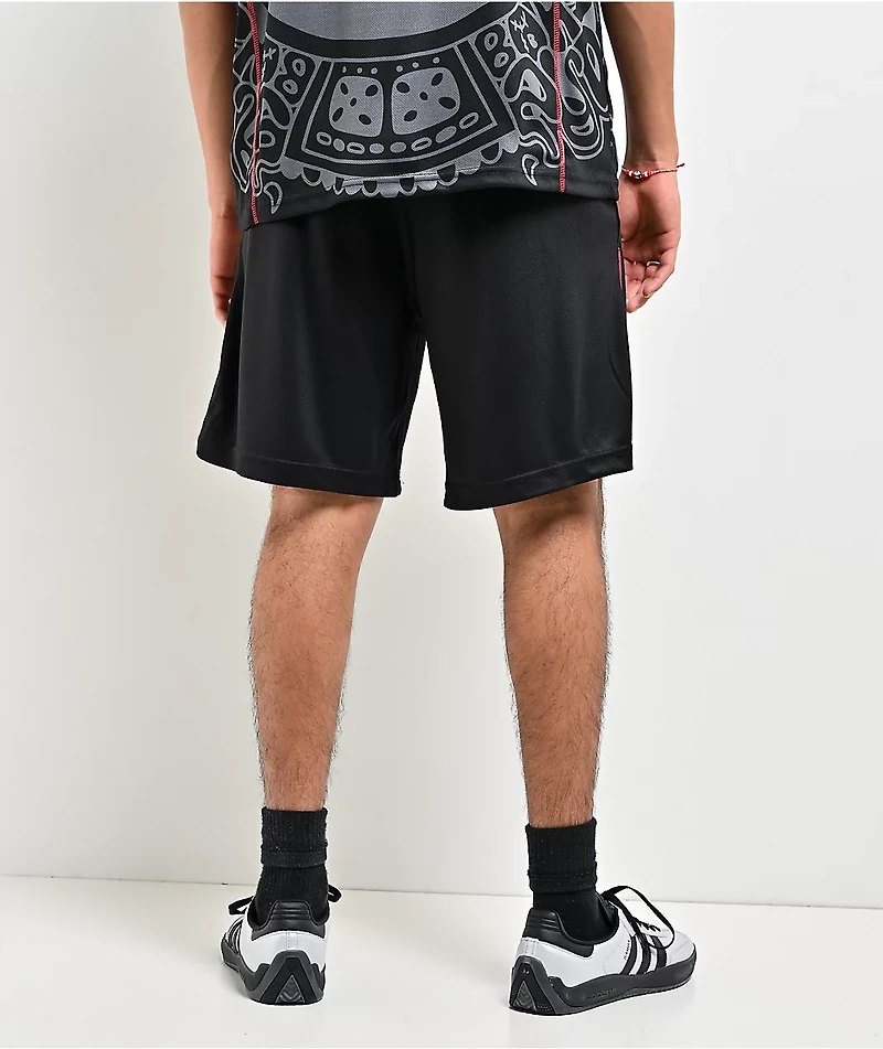 $AD BOYZ by Junior H Black Mesh Soccer Shorts