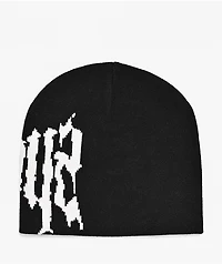 $AD BOYZ by Junior H Black Skully Beanie