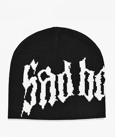 $AD BOYZ by Junior H Black Skully Beanie