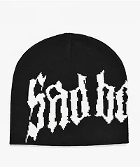 $AD BOYZ by Junior H Black Skully Beanie